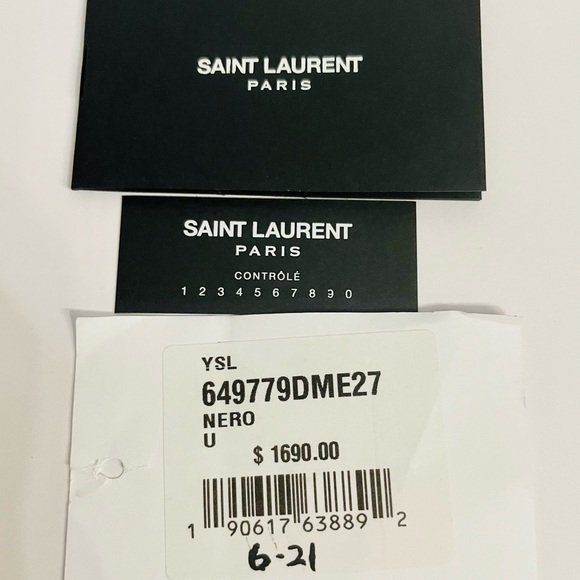 Saint Laurent 80s Vanity Grain de Poudre Quilted Shoulder Bag - Picture 11 of 12